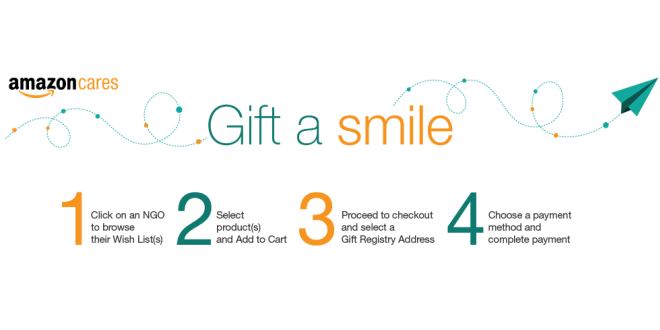 Amazon's Gift a smile - Charity Donation...